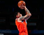 Gabriel Deck jugó en la derrota de Oklahoma City Thunder ante Golden State Warriors por la NBA.