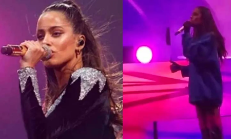 Tini Stoessel tuvo que frenar su show por un principio de incendio en pleno escenario Tini Stoessel tuvo que frenar su show por un principio de incendio en pleno escenario