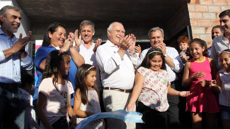 Inauguraron las obras de remodelación de la vecinal de Alto Verde