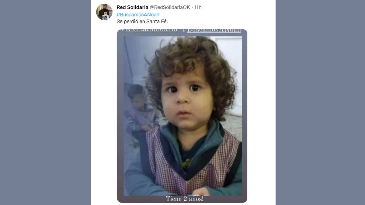 Buscan a Noah en todo el país.