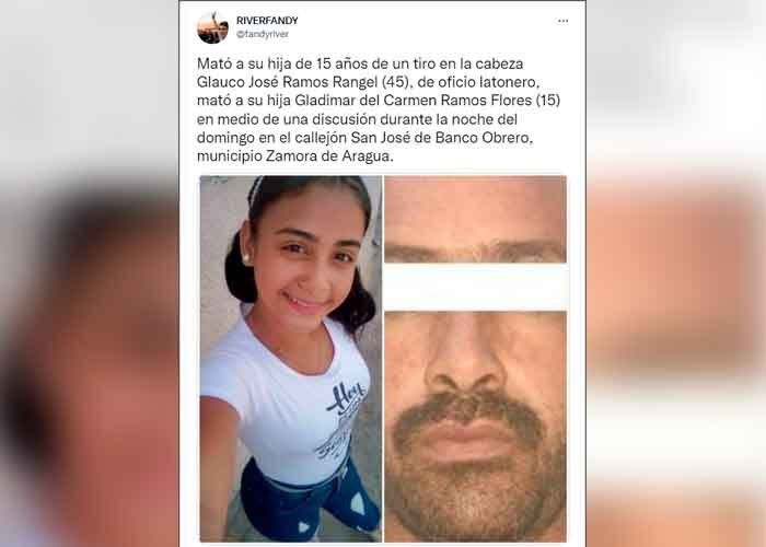 Foto: ¡Desquiciado! Mató a su hija porque no le gustaban sus amigas/Cortesía