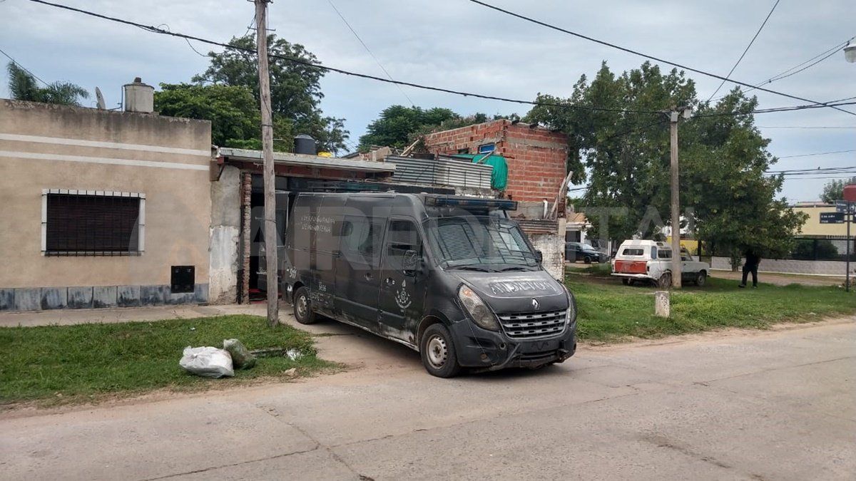 En el allanamiento del lavadero fue detenida una mujer