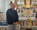En la previa de la 124° Peregrinación de Guadalupe, el representante de AFA en Santa Fe trajo este fin de semana el trofeo obtenido en el Mundial de Qatar 2022 a la Basílica de Guadalupe