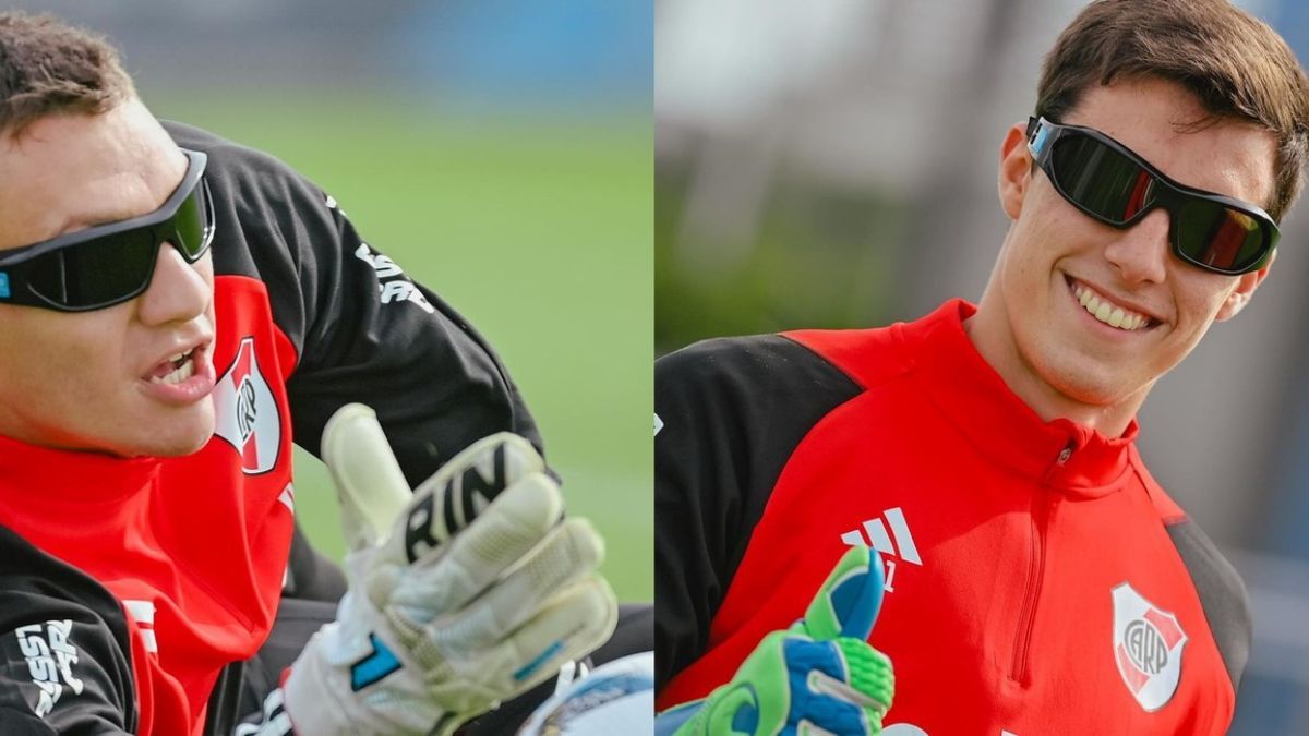 Los arqueros de River Plate entrenaron con lentes estroboscópicos.