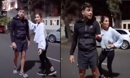 Martín Bossi y Juana Viale se pelearon a los gritos en la vía publica Martín Bossi y Juana Viale se pelearon a los gritos en la vía publica