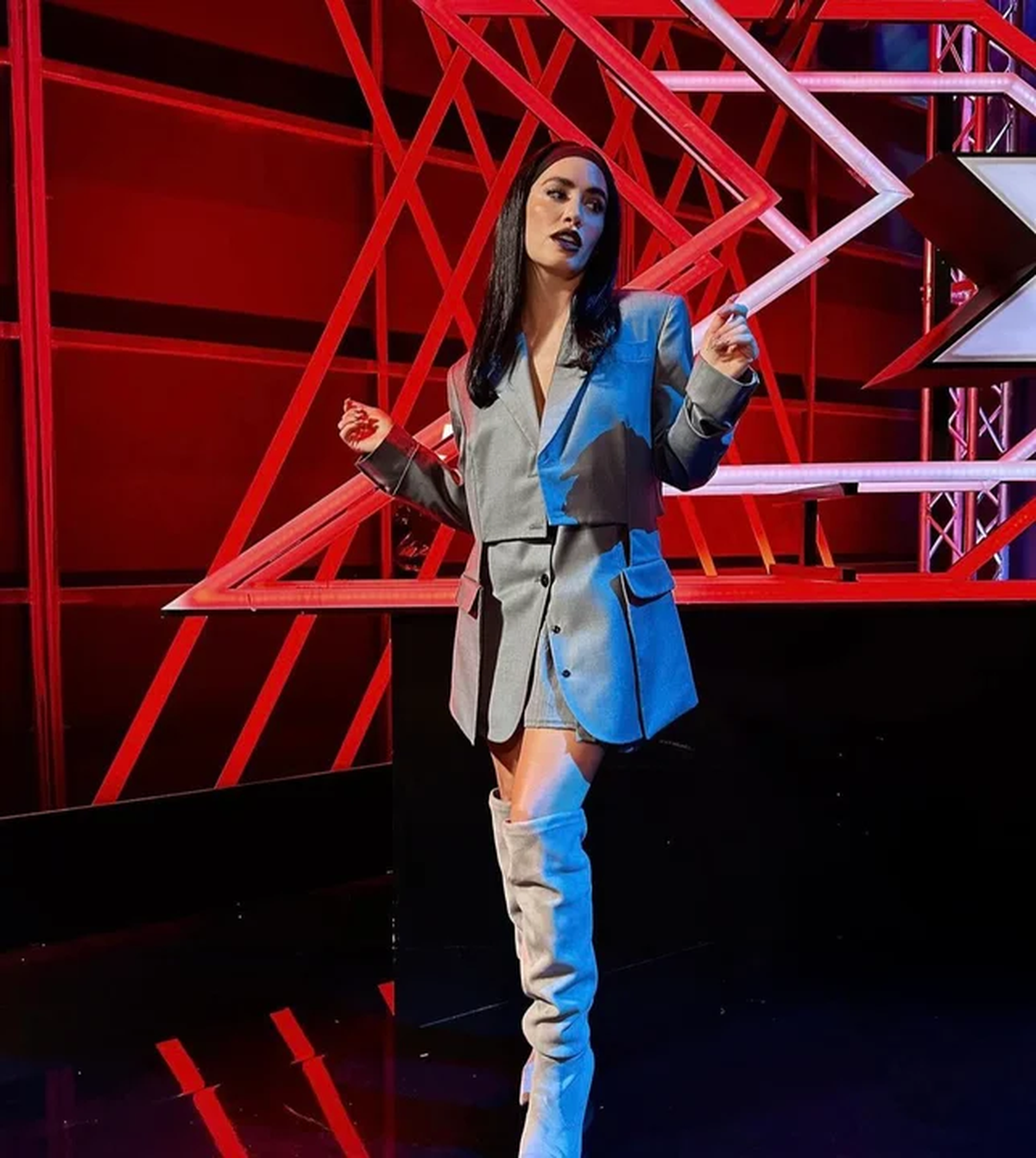 Lali Espósito en Factor X. Lali Espósito en Factor X.