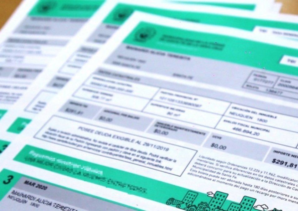 Postergaron el primer vencimiento de la Tasa General de Inmuebles