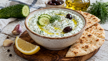 Qué es el tzatziki y cómo preparar la salsa griega de pepino y yogur en solo 10 minutos