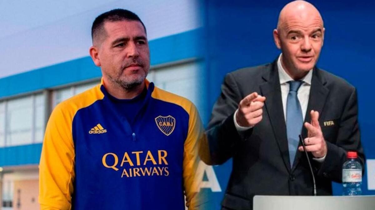 El presidente de la FIFA se reunió a solas con Riquelme