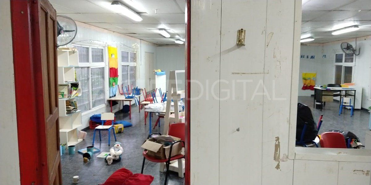 Robo y destrozos en el jardín de Los Sin Techo en barrio La Ranita