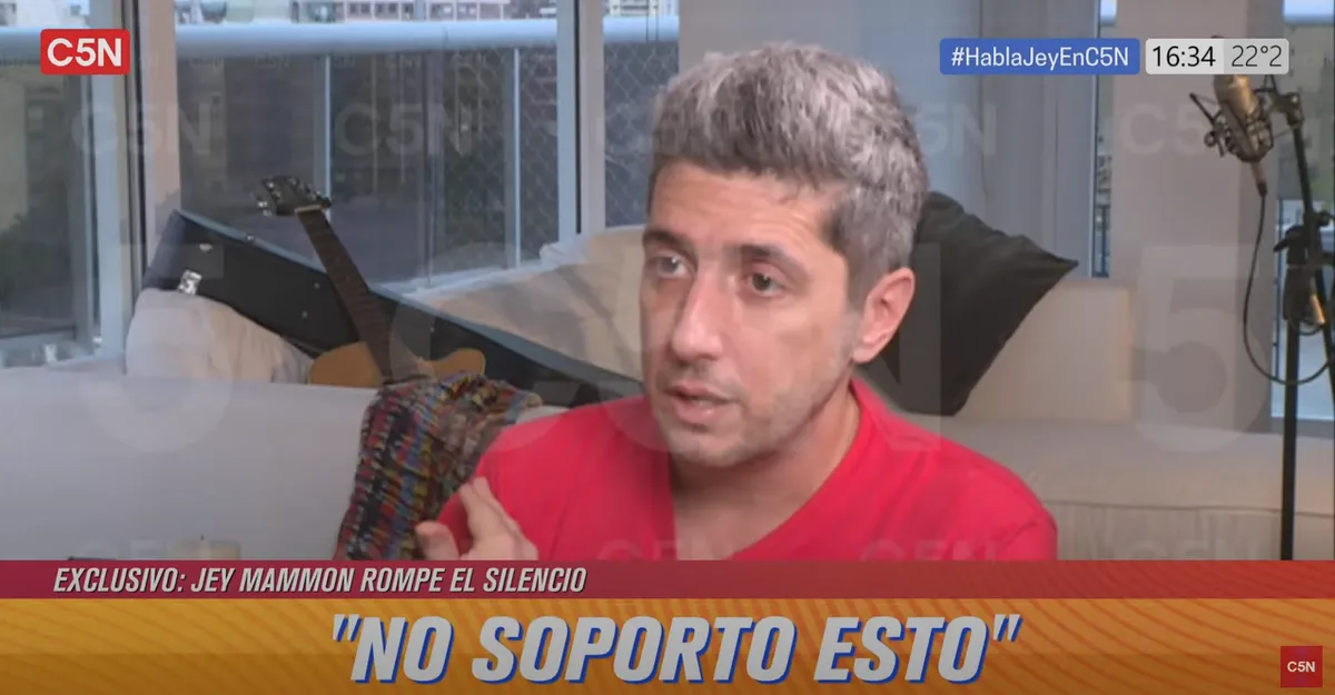 Al final de la entrevista con Jorge Rial, Jey Mammon le dejó un mensaje a Lucas Benvenuto.