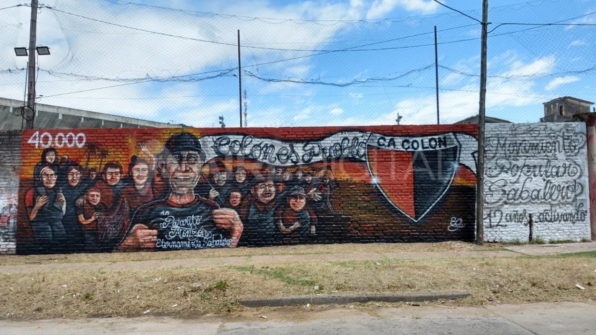 El mural está ubicado en Freyre al 900.