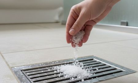 Aplicar sal gruesa una vez por semana ayuda a mantener los desagües limpios sin productos químicos. Aplicar sal gruesa una vez por semana ayuda a mantener los desagües limpios sin productos químicos.