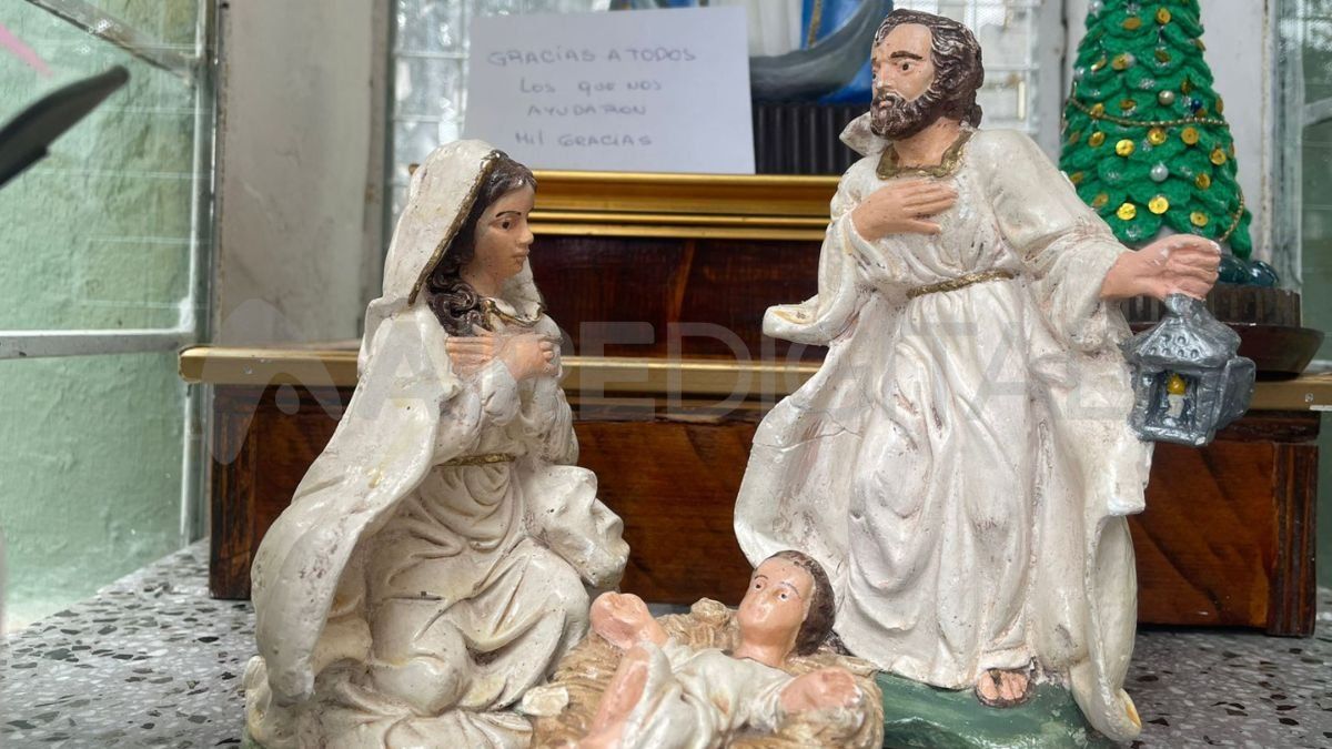 El pesebre de la Virgen Inmaculada Concepción. El pesebre de la Virgen Inmaculada Concepción.
