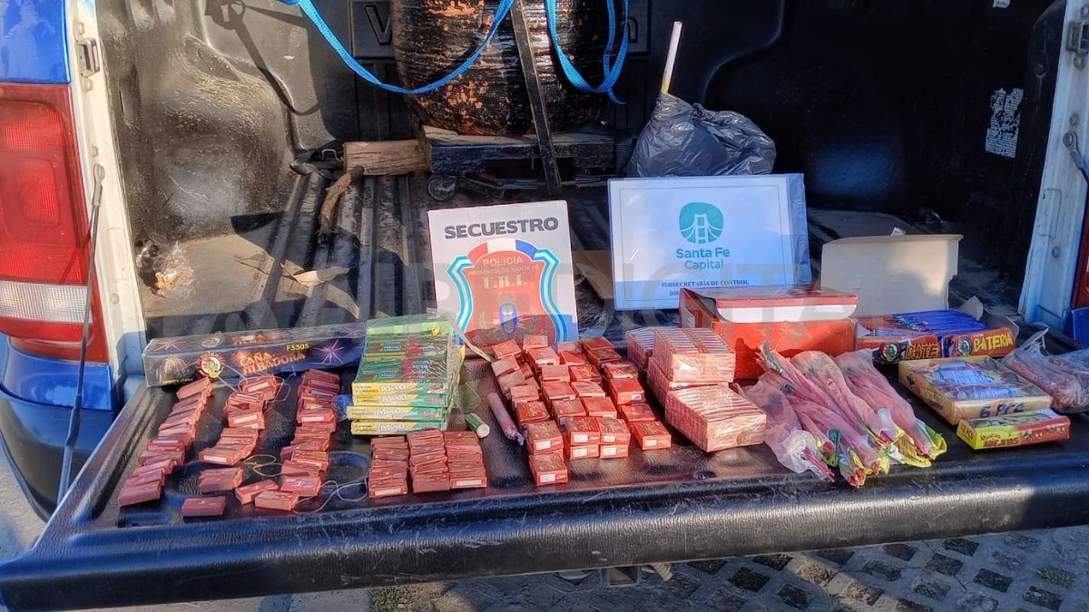 Pirotecnia cero: más de 30 procedimientos en la ciudad de Santa Fe