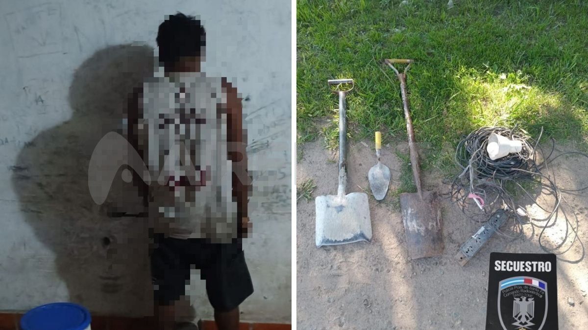 Santo Tomé. un detenido por robar dos palas