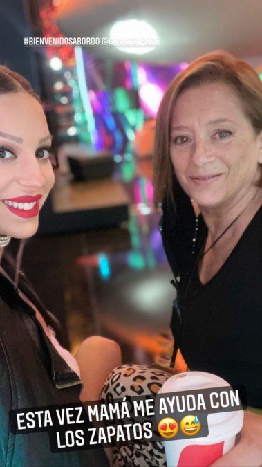 Noelia Marzol y su madre.