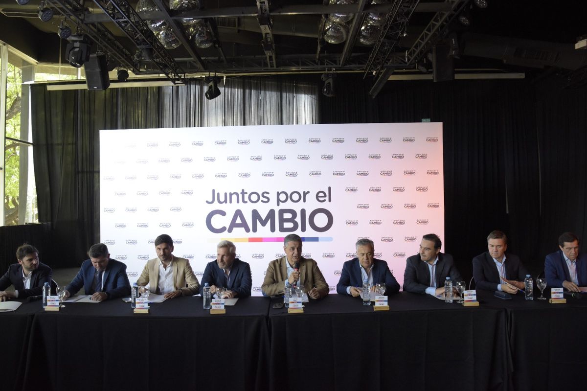 El encuentro de los dirigentes de Juntos por el Cambio.