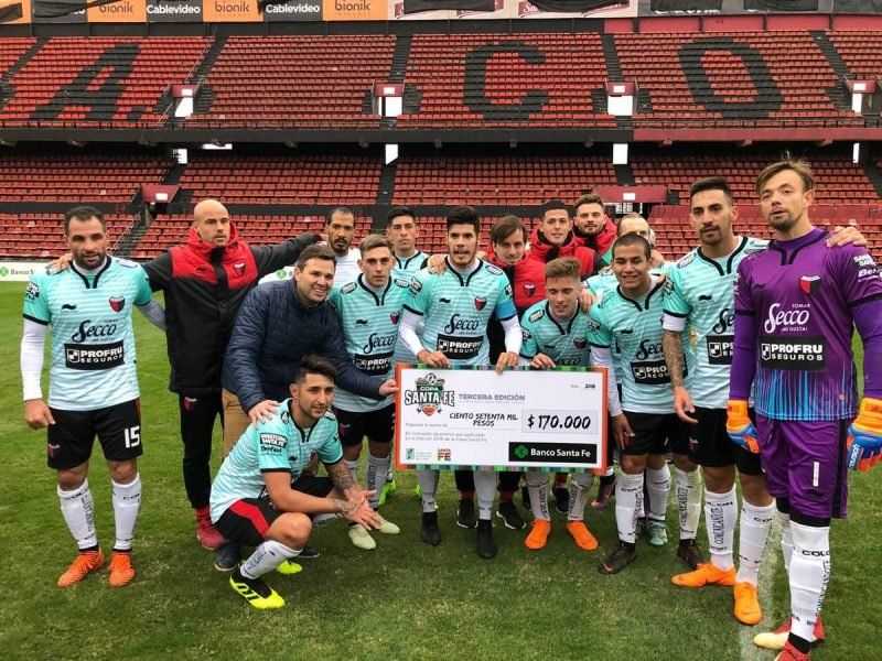 Tras la victoria, Colón donó el premio a Exalumnos de San Antonio