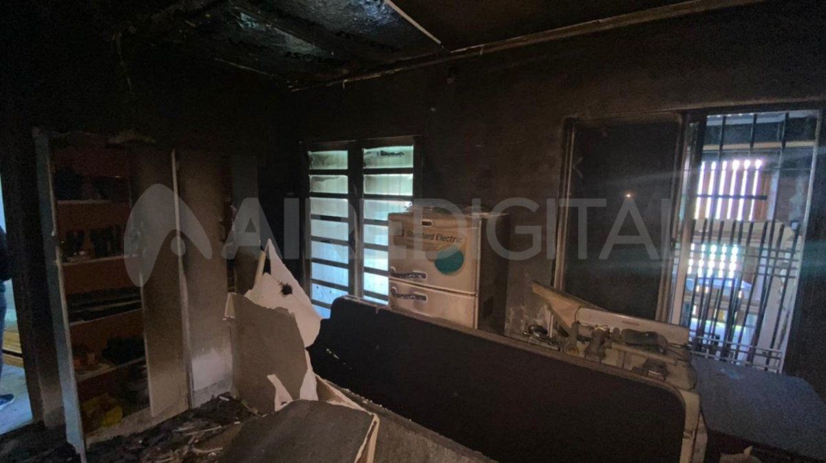 Andrés y Natalia viven junto a sus dos hijas pequeñas en Santa Fe y estaban refaccionando la casa quinta para mudarse.