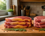Carne con grasa amarilla o blanca. Carne con grasa amarilla o blanca.