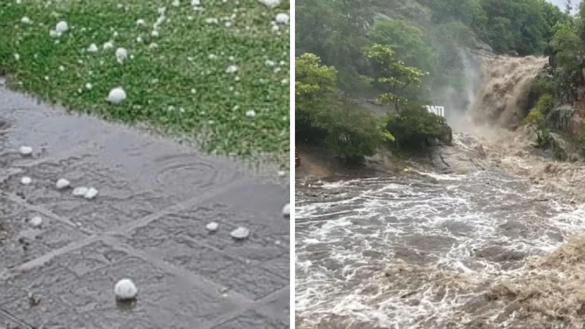 El temporal en Córdoba Granizo