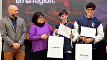 Gustavo Puccini y Roald Báscolo presentaron Santa Fe Game Factory, la primera incubadora pública de videojuegos de la provincia.