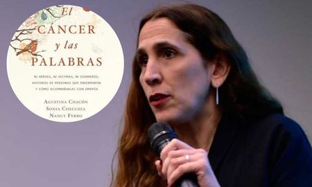 La psicóloga y escritora Agustina Chacón presentó El cáncer y las palabras en Cuál es el plan por AIRE. La psicóloga y escritora Agustina Chacón presentó El cáncer y las palabras en Cuál es el plan por AIRE.