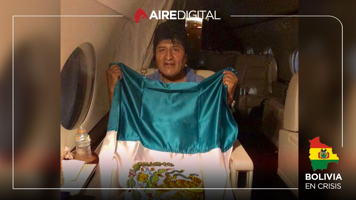 Estiman que Evo Morales llega a México a las 14