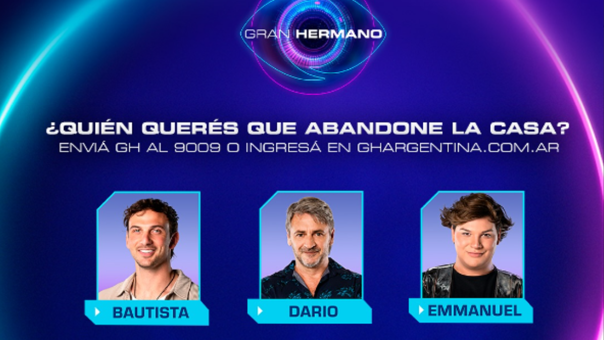 Así quedó la última placa de nominados en Gran Hermano. Así quedó la última placa de nominados en Gran Hermano.