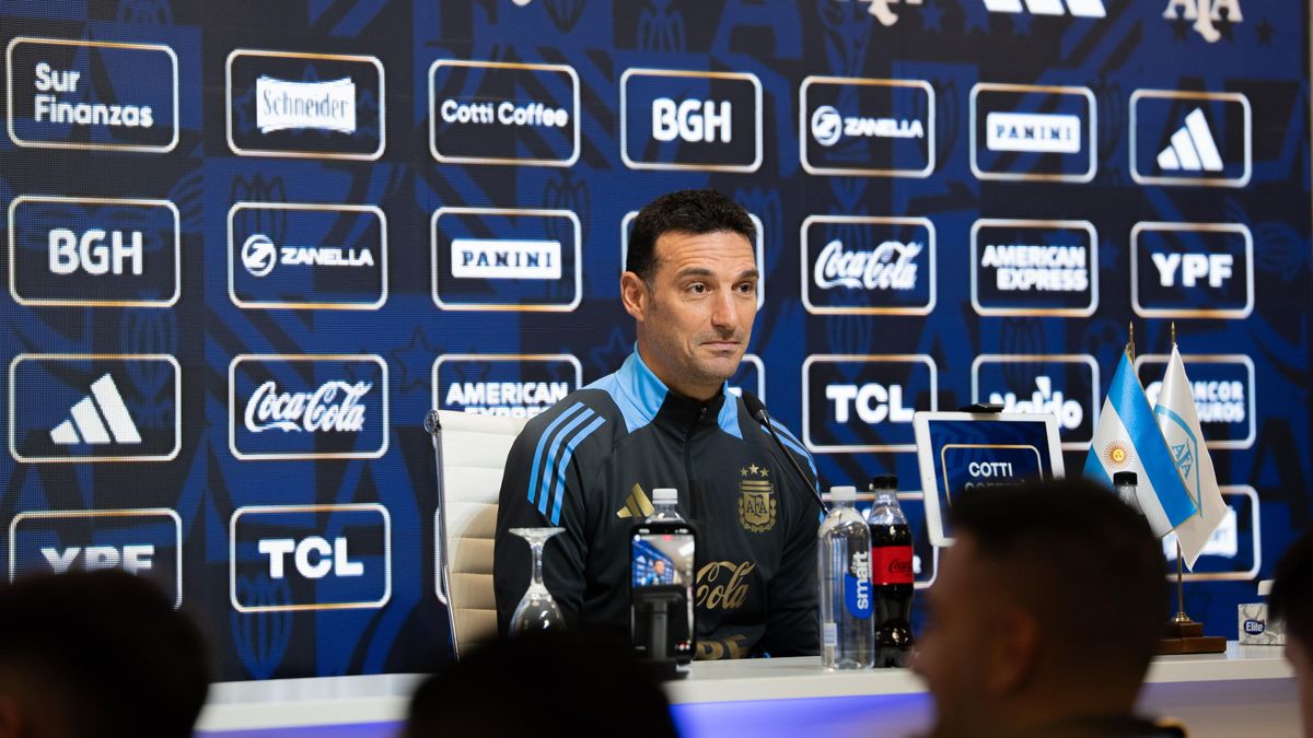Lionel Scaloni habló con la prensa tras golear a Venezuela.