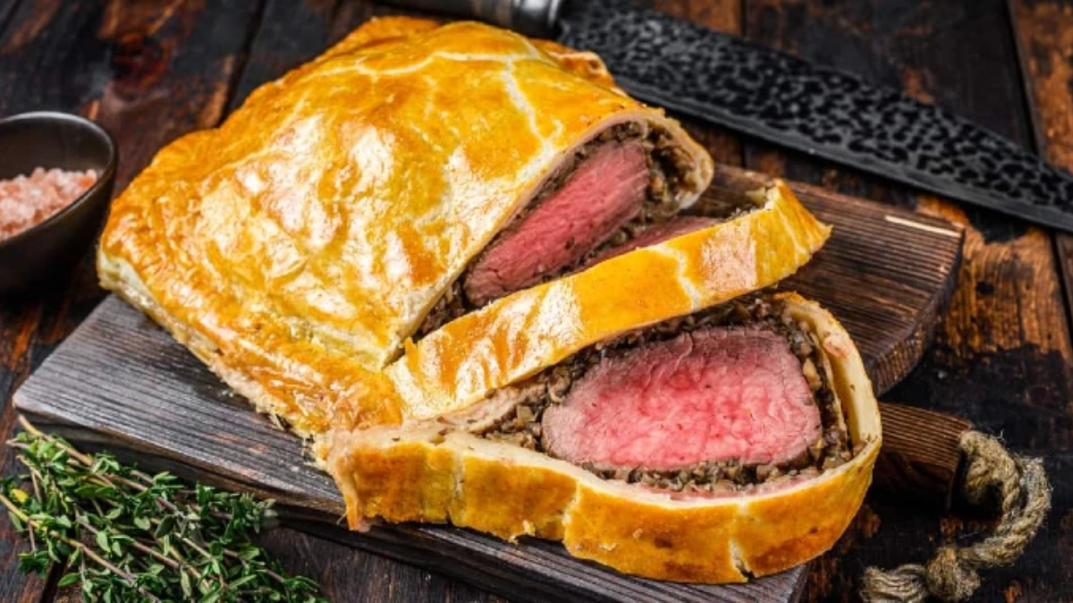 Receta de lomo Wellington.