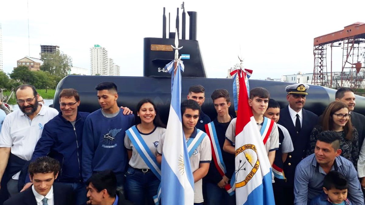 Santa Fe rendirá homenaje a los 44 submarinistas del ARA San Juan a dos años del hundimiento