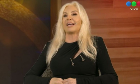 La conductora charló con Rodolfo Barili y Cristina Pérez desde su hogar, aunque los tres aparecieron hablando cara a cara en pantalla. La conductora charló con Rodolfo Barili y Cristina Pérez desde su hogar, aunque los tres aparecieron hablando cara a cara en pantalla.