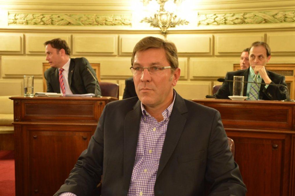 El senador Rodrigo Borla, representante del departamento San Justo.