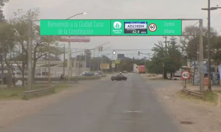 Así se verán los nuevos pórticos en los ingresos a la ciudad de Santa Fe. (Imagen digital) Así se verán los nuevos pórticos en los ingresos a la ciudad de Santa Fe. (Imagen digital)