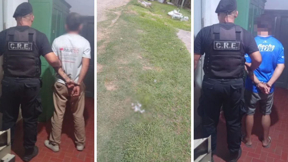 Dos jóvenes fueron arrestados tras intentar huir en moto y descartar marihuana en plena vía pública. Llevaban droga