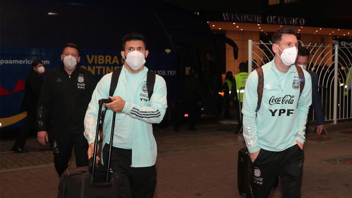 Messi no está en duda para el partido ante Brasil.&nbsp;