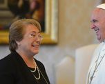 Michelle Bachelet y Francisco hablaron sobre América Latina