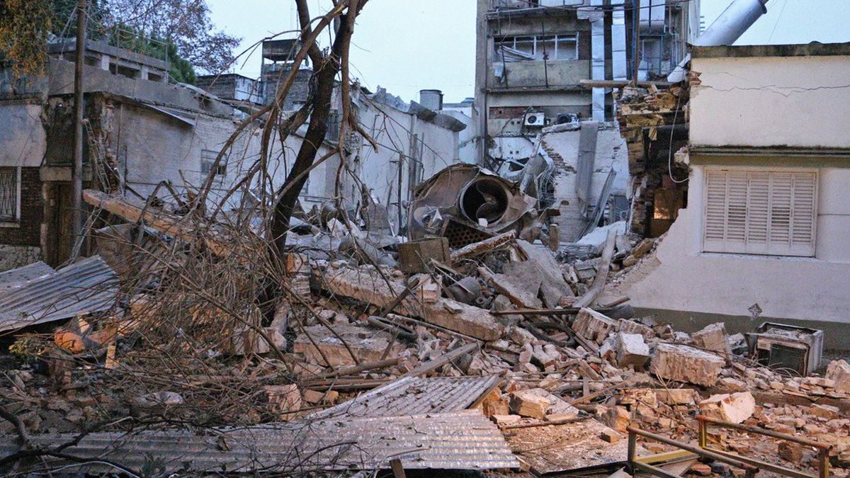 El laboratorio Apolo, en barrio La Tablada de Rosario, voló por el aire en 2016. 
