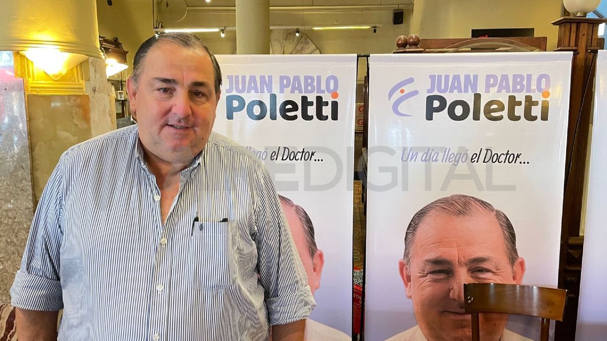 Juan Pablo Poletti se lanzó como candidato a intendente de Santa Fe.&nbsp;