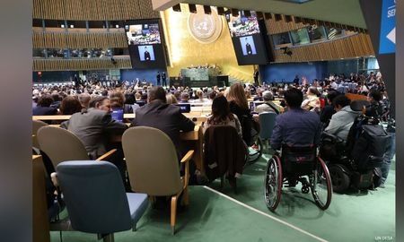 La santafesina Gabriela Bruno, referente y militante por los derechos de las personas con discapacidad, participó en Nueva York de la 19° Conferencia de los Estados Parte de la Convención sobre los Derechos de las Personas con Discapacidad de la ONU (COSP19) La santafesina Gabriela Bruno, referente y militante por los derechos de las personas con discapacidad, participó en Nueva York de la 19° Conferencia de los Estados Parte de la Convención sobre los Derechos de las Personas con Discapacidad de la ONU (COSP19)