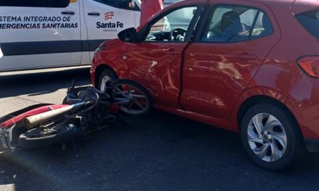 El accidente se produjo este sábado en barrio María Selva. El accidente se produjo este sábado en barrio María Selva.