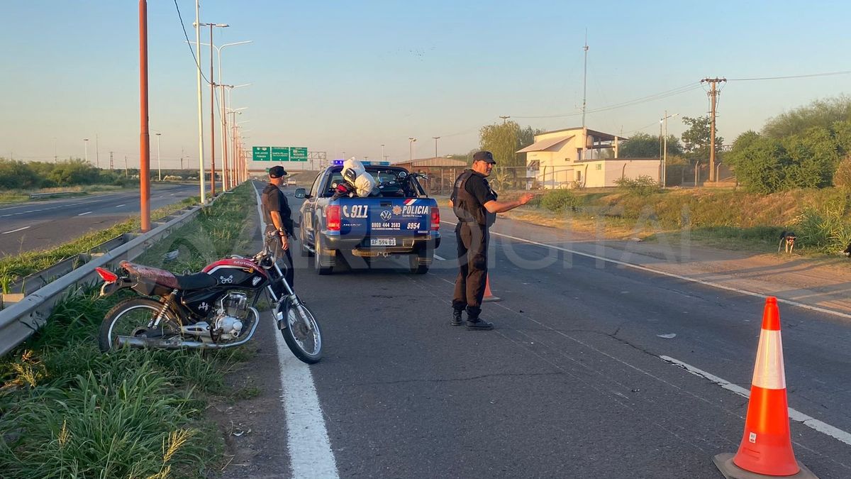 Accidente en la Circunvalación Oeste: chocaron dos motos