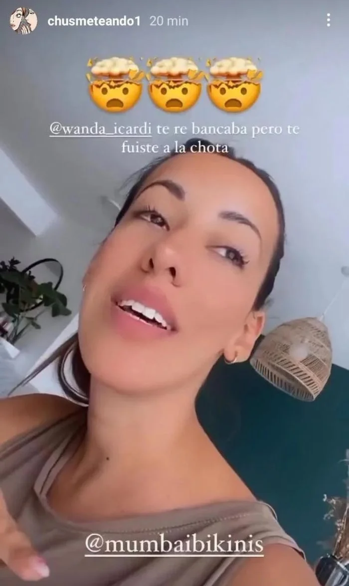 Wanda Nara fue acusada de plagio en las redes. 
