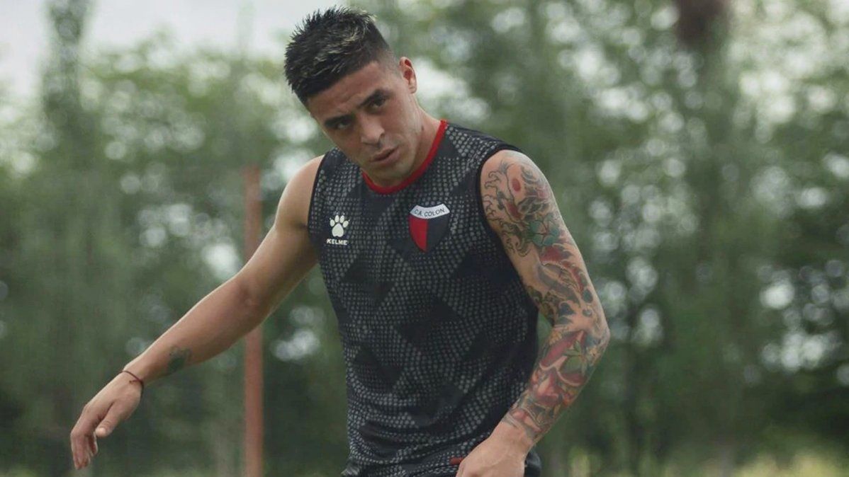 Brian Fernández volvió a entrenarse en Colón
