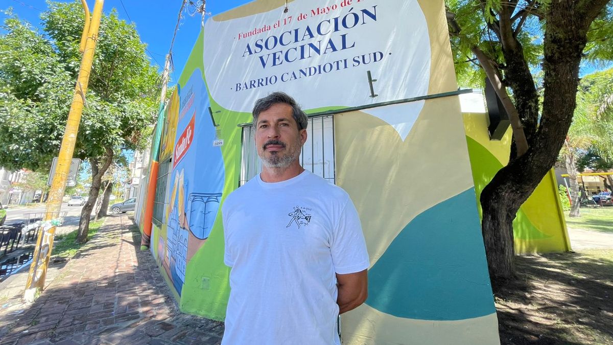 Matías Galindez, presidente de la vecinal de barrio Candioti Sur. Matías Galindez, presidente de la vecinal de barrio Candioti Sur.