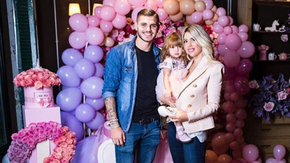 Isabella Icardi es la hija menor de Wanda Nara y Mauro.