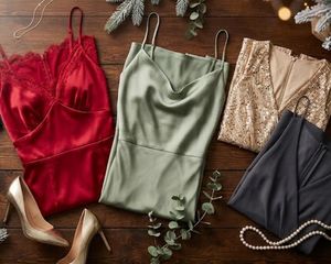 Los vestidos para usar esta Navidad.&nbsp;