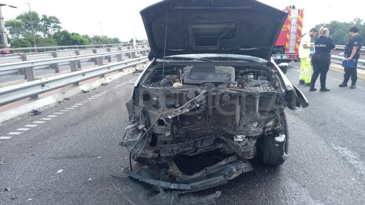 El siniestro se registró este lunes a la mañana sobre la circunvalación en Rosario.